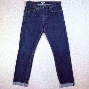 Buck Mason Mens Standard Fit Selvedge Jeans Sz 31x32 Redline Japan Workwear Lux